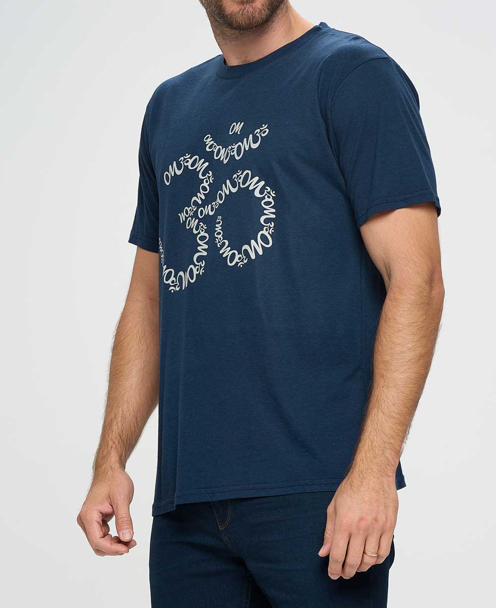 Men’s Om Bamboo Organic Cotton T-Shirt, Made in USA