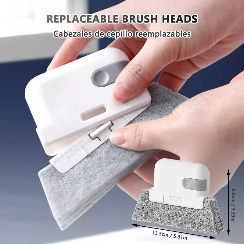 Window Cleaning Brush Windowsill Groove Deadend Cabinet Crevice Brush Removable Household Multifunctional Cleaning Tools