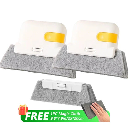 Window Cleaning Brush Windowsill Groove Deadend Cabinet Crevice Brush Removable Household Multifunctional Cleaning Tools