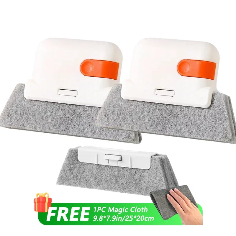 Window Cleaning Brush Windowsill Groove Deadend Cabinet Crevice Brush Removable Household Multifunctional Cleaning Tools