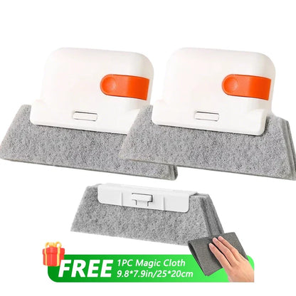 Window Cleaning Brush Windowsill Groove Deadend Cabinet Crevice Brush Removable Household Multifunctional Cleaning Tools