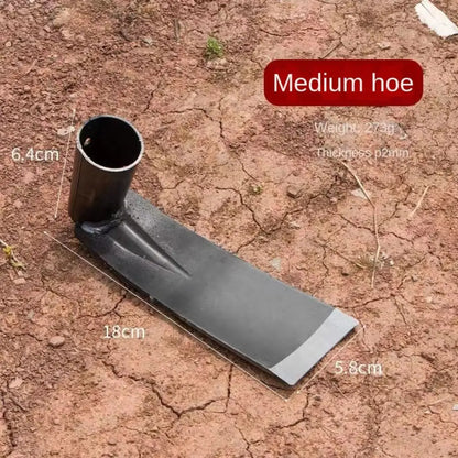 Durable Forged Garden Hoe – Outdoor Weeding Tool for Soil Digging & Planting