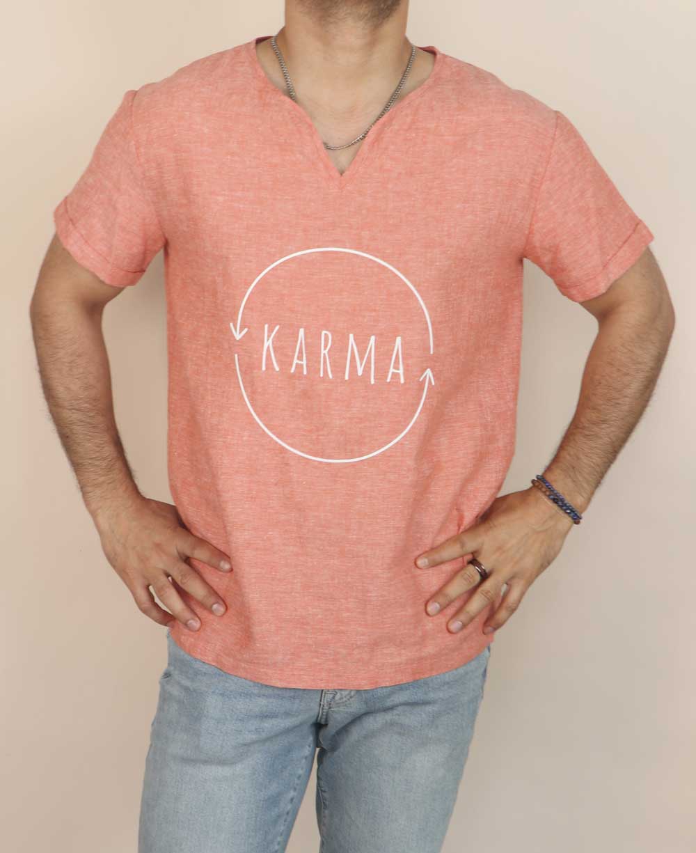 Men’s Karma Linen Kurta Shirt