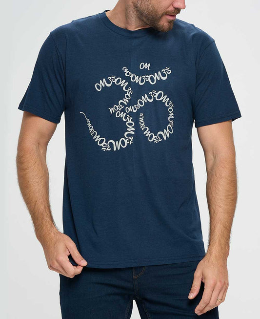 Men’s Om Bamboo Organic Cotton T-Shirt, Made in USA