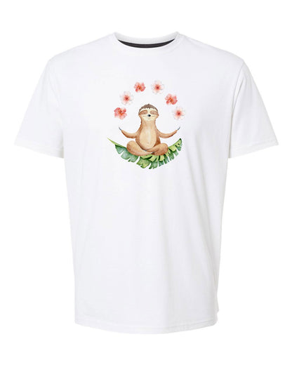 Slothful Serenity Tee: The Mindfully Chill Men's Recycled T-Shirt